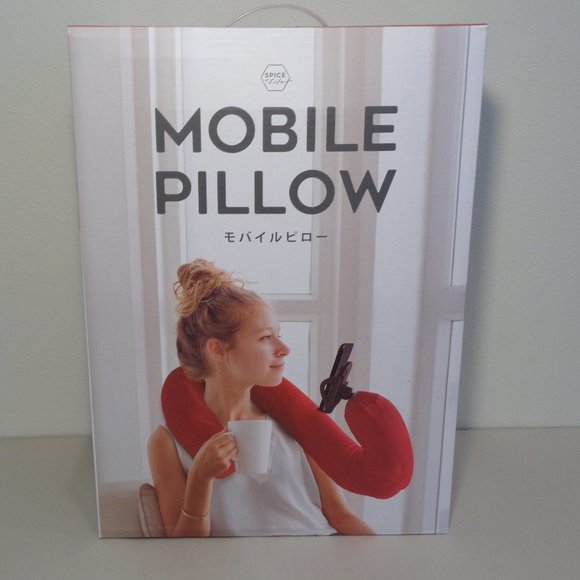 MOBILE PILLOW from Spice Of Life Red New Cell Phone Holder / Neck Cushion - Picture 1 of 16